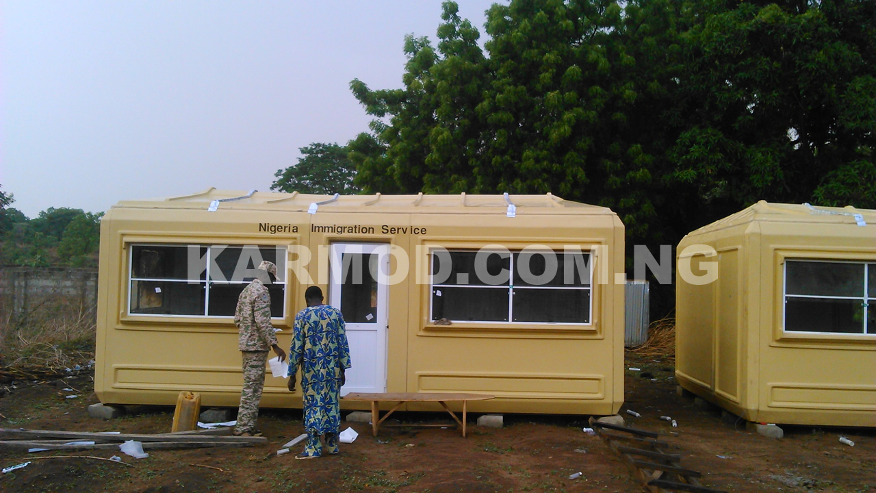 Nigeria Immigration service modular cabin project