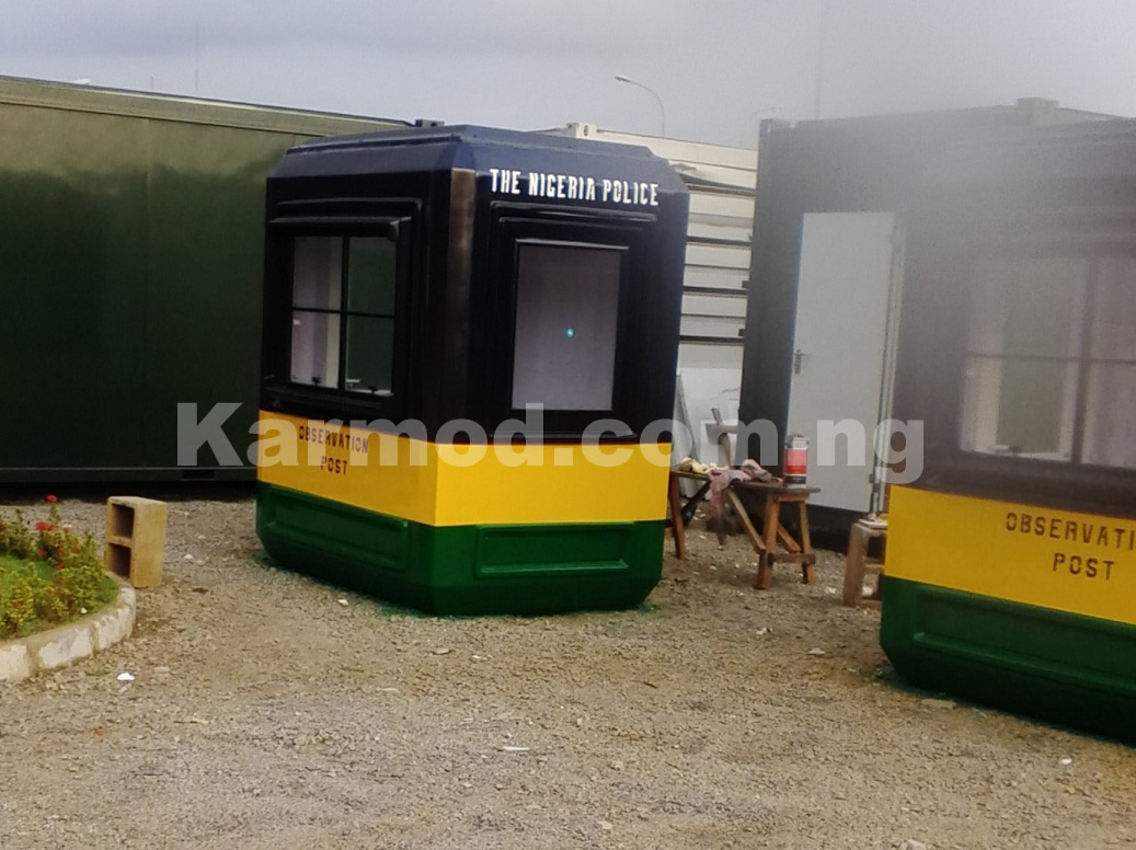 Modular cabins Nigerian police project