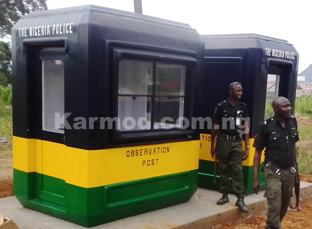 Modular cabins Nigerian police project